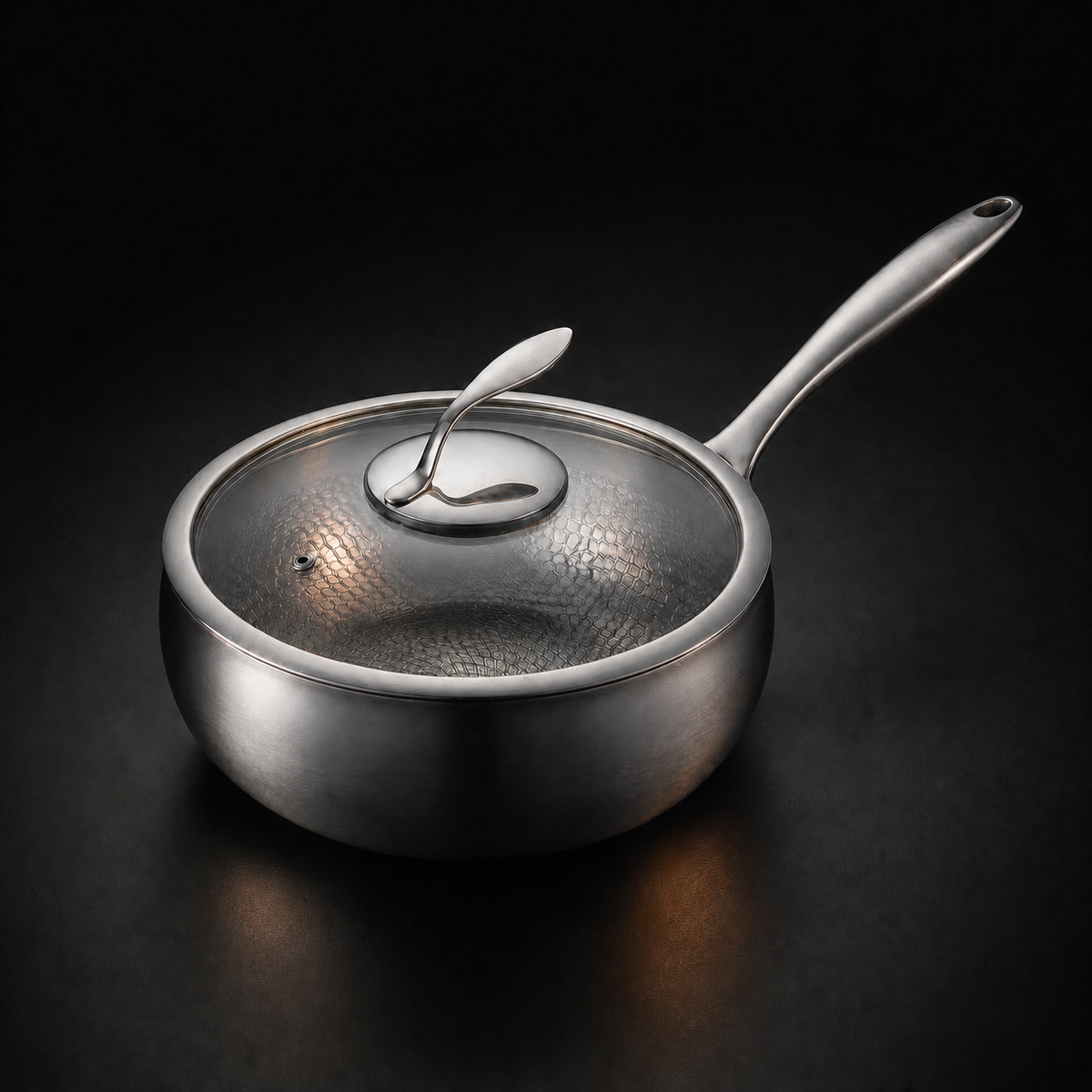 Hand-Hammered Titanium Sauté Pan - image 2
