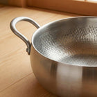 Hand-Hammered Deep Titanium Pot - image 3
